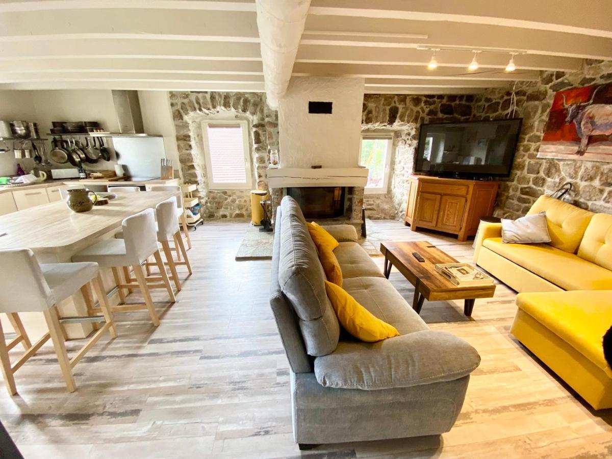 Gite De Groupe 160M2, 15P, Salle De Reception, Jardin, Terrasse Mazan-l'Abbaye Kültér fotó